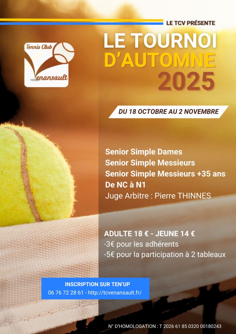 Tournoi d’automne 2025