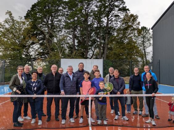 Inauguration des 2 nouveaux terrains extérieurs