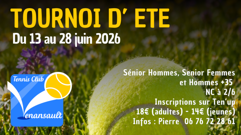 Tournoi d&rsquo;été 2026